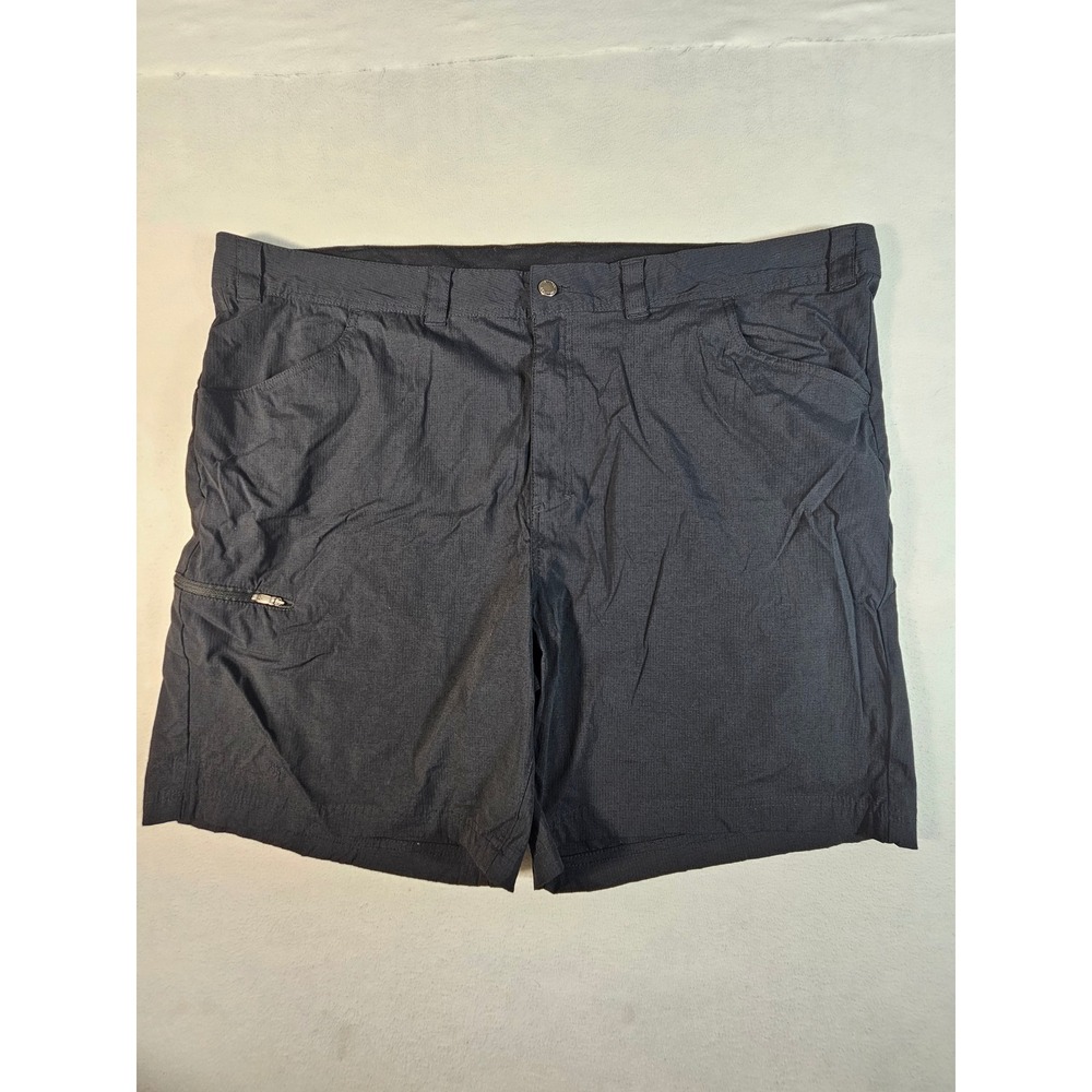 Columbia Silver Ridge II Stretch Utility Shorts Mens 48 Black Hiking Cargo